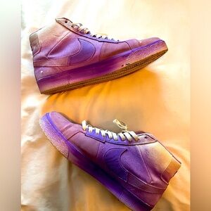 Ombré  purple high tops - Nike. Size 13 have been worn before but are in GC